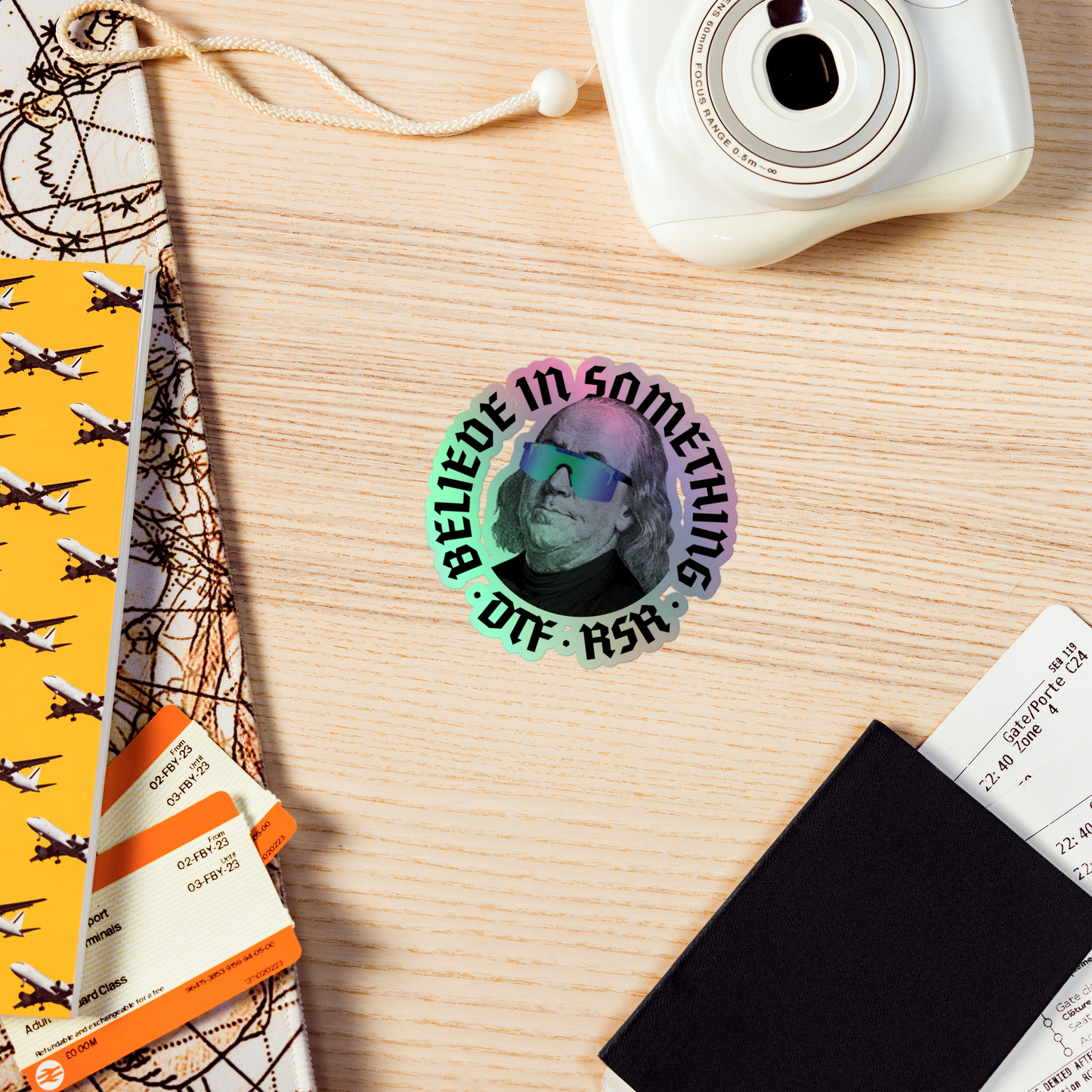 DTF Circular Sticker